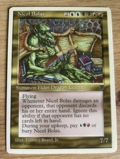 Nicol Bolas (Chronicles, 1995) EX, Magic Karte MtG, Vintage Elder Dragon Legend