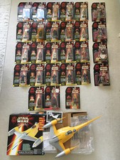 Episode 1 Star Wars Action Figuren Sammlung Lot OVP+polish bootleg+Naboo Fighter