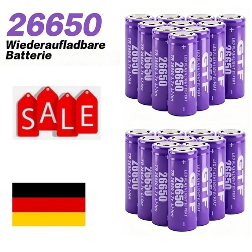 26650 akku wiederaufladbare - akku,