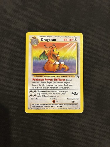 Pokémon tcg dragoran fossil - tcg,