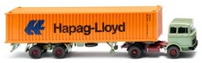 Wiking 052305 Containersattelzug (MB) "Hapag-Lloyd" 1:87 NEU OVP--