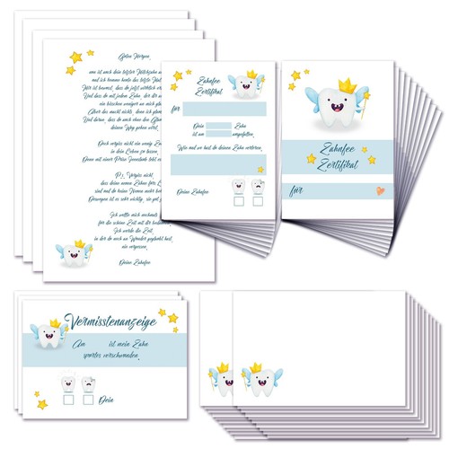 Zahnfeen set blau zahnfee - set,