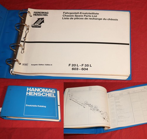 Ersatzteilliste hanomag 20 - hanomag,