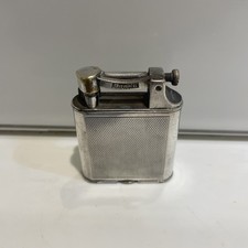 DUNHILL Feuerzeug - versilbert - England Art Deco 1930’s pat no 390107