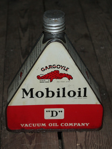 Mobiloil öldose oil can - oil,