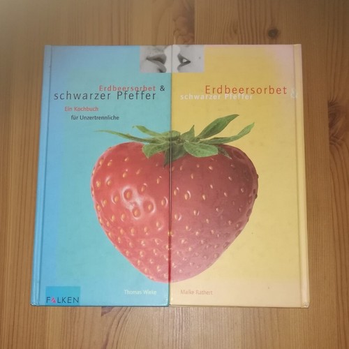 Erdbeersorbet und schwarzer - erdbeersorbet,
