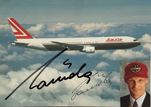 Niki lauda signiert - lauda,