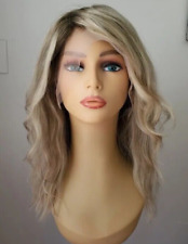 allover rooted light blonde