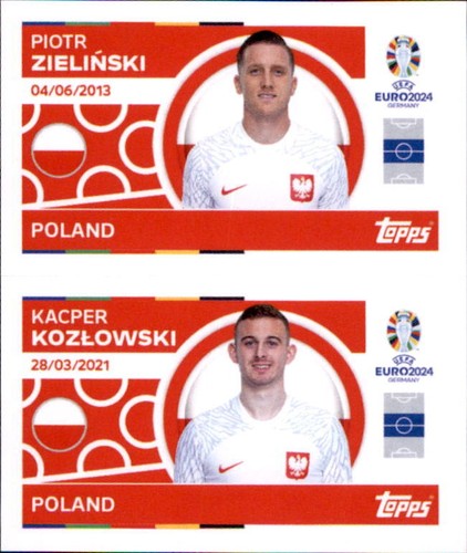 Topps euro 2024 - sticker, pol