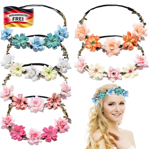 Blumenkranz stirnband set für - set,