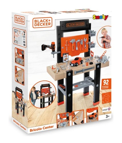 Smoby black decker werkbank - black+decker,