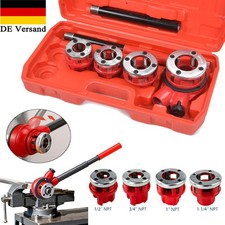 Gewindeschneidkluppe Rohrgewindeschneider Schneidkluppe Schneideisen 7tllg. Set