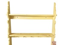 Altes lackiertes Holzregal f. Küche Flur Garten usw. 80x90cm