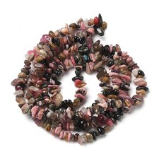 Turmalin Splitter Nuggets ~ 3-8mm 1 Strang Chips Perlen zum auffädeln Edelstein