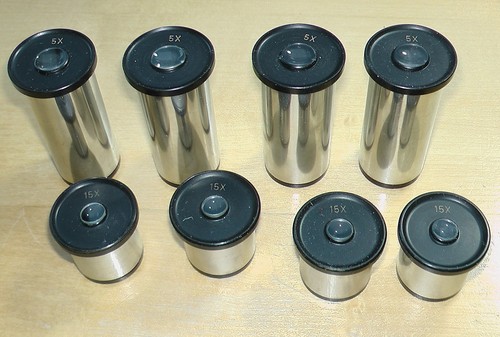 Set okulare mikroskop 4mal - okulare, 5x