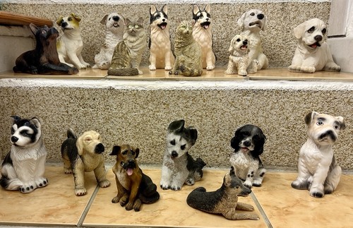 Konvolut deko hunde porzellan - deko,