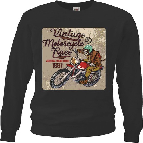Sweatshirt vintage motorcycle - vintage,