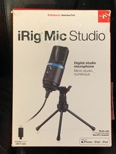 IK Multimedia IRIG MIC STUDIO BLACK USB-Studiomikrofon Kabelgebunden inkl. Klam