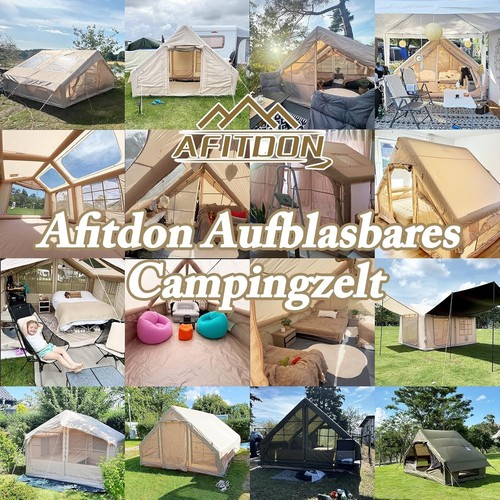 Aufblasbares campingzelt mit - campingzelt,