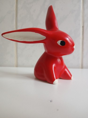 Roter goebel hase - roter, entwurf