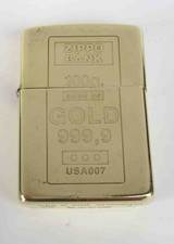 Zippo® Bank Good as Gold 999,9 100g 1996 USA007 Feuerzeug Sturmfeuerzeug L XII