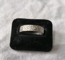 Cooler Titan Ring Gebürstet Gr. 55 Herrenring Unisex Hypoallergen Titanschmuck 