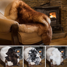 Echtes Lammfell Schaffell, Premium-Qualität! Öko-Fell, Leder