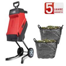 Scheppach 2IN1 Elektro Gartenhäcksler GS55 Häcksler Schredder 2400W 2 Fangsäcke