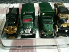 4 Minimodellautos Robur Garant, Ford  ( Metall) - unbespielt