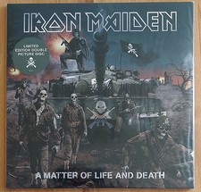 IRON MAIDEN : A MATTER OF LIFE & DEATH 2LP PICTURE DISC LTD EDITION 2006 SEALED!