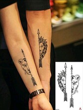 Temporäres 3D Tattoo Löwin