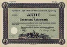 Bavarian Lloyd shipping 1931