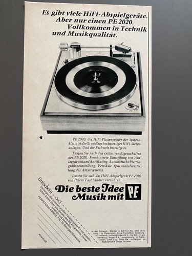 Hifi plattenspieler pe2020 - pe,