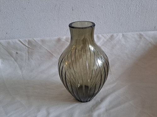 Rauchglas vase 50er - vase,