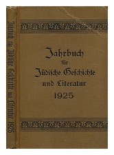 Verband Der Vereine Pelz Judische Geschichte Und Literatur Deutschland. Jahrbu