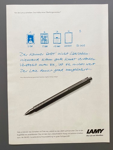 1994 lamy swift - lamy, kugelfüller