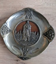 Antik Wandteller aus Metall