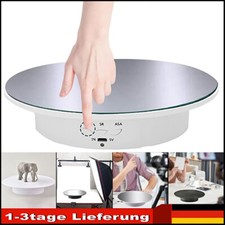 360° Elektrischer Drehteller Präsentierteller Drehbühne Schmuck Drehanzeige USB
