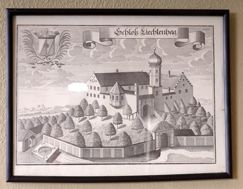 Schönes altes wandbild - schönes,