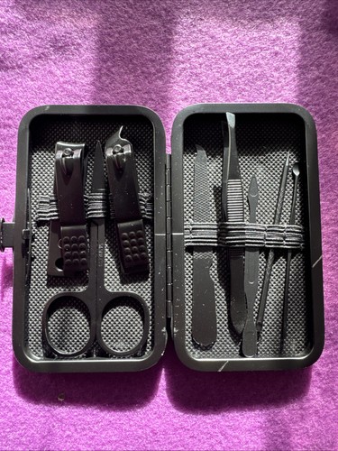 Nagelpflege etui schwarz - nagelpflege, etui,