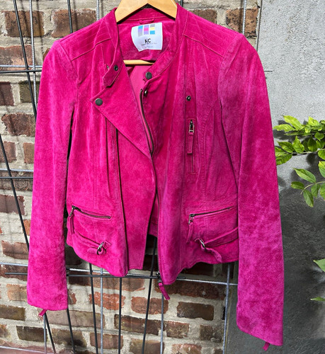 Ajc damen leder bikerjacke - leder,