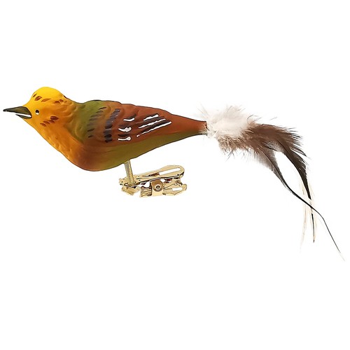 Goldammer glasvogel 9cm - glasvogel, 9cm/15cm