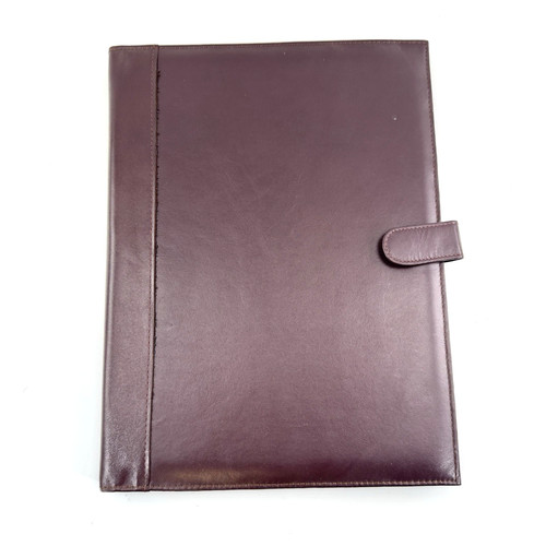 Vintage leder schreibmappe - vintage,