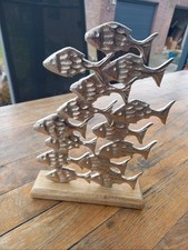 Deko Aufsteller Fische Holz