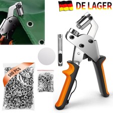 Ösenzangen Set Profi Ösenzange mit Hebeltechnik Sichere Ösenpresse 500 10mm Ösen