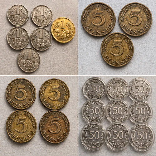 56x brd münzen - 56x, konvolut