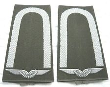 Aufschiebeschlaufen Luftwaffe Unteroffizier weiß/oliv Bw  Dienstgradabzeichen 