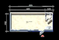 Schlüsselfertig Bürocontainer WC+Küchenzeile Baucontainer Wohncontainer