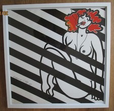StreetArt Druckgrafik Pop Art Siebdruck 49x49 origi signiert Wolfgang Pelz 1974