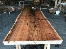 Tischplatte Massiv Nussbaum